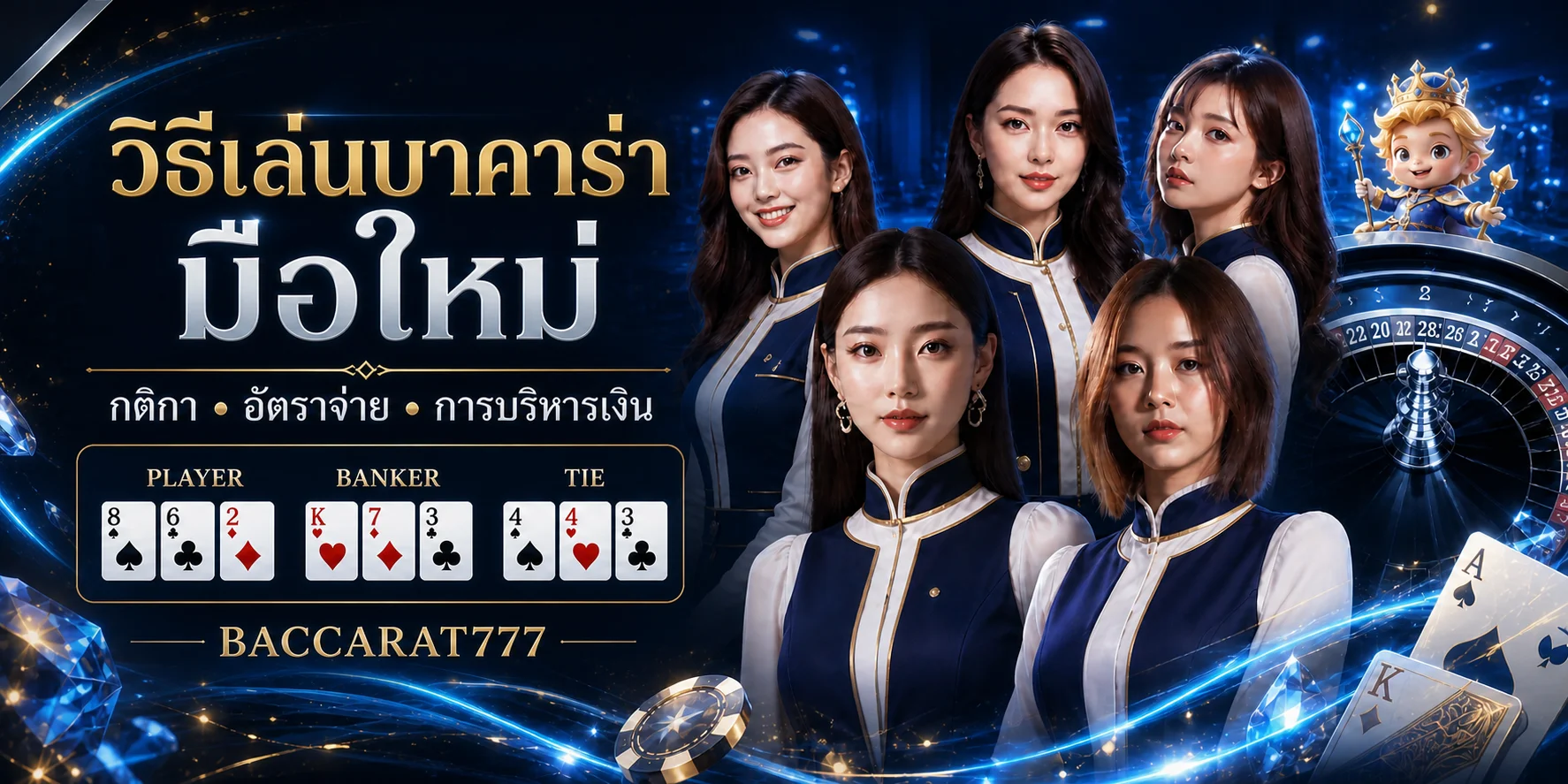 BACCARAT777 วิธีเล่นบาคาร่า มือใหม่ ฉบับเข้าใจง่าย